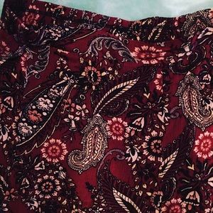 •SOLD• Paisley&Floral Printed Pants 👖
